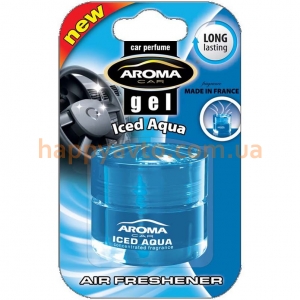 Ароматизатор в авто Aroma Car Gel 50ml - ICED AQUA